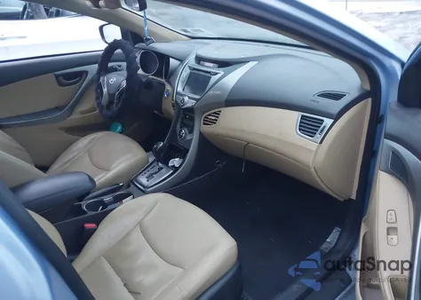 2013 Hyundai Elantra Limited from USA, damaged, VIN KMHDH4AE9DU595498